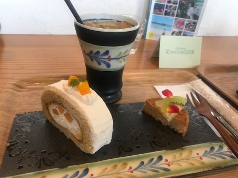 久しぶりのカフェの写真