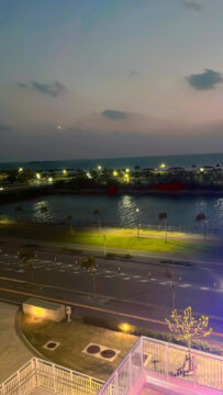 沖縄の夜の海🌴🌺✈の写真