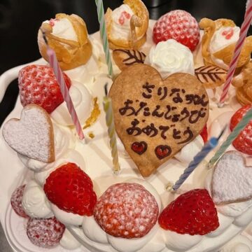 お誕生日の写真