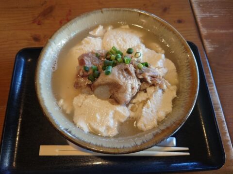 ゆし豆腐そばの写真