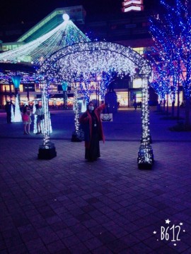 イルミネーションin大分駅の写真