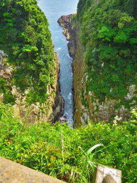 宮崎県日向市の馬ヶ背淵の写真