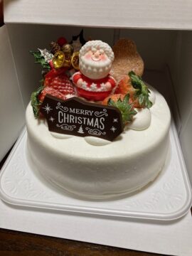 クリスマスケーキの写真