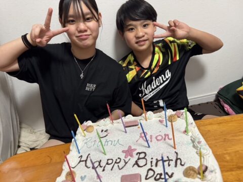 お誕生日の写真