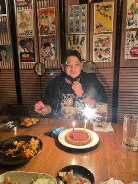 誕生日会の写真