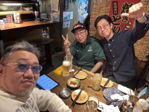 食事会の写真