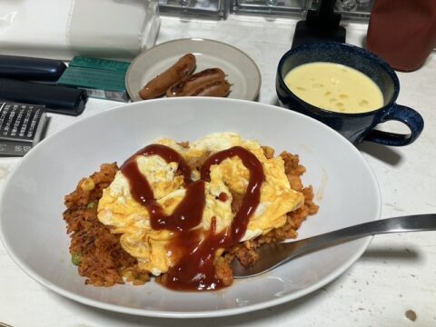 今日の飯の写真