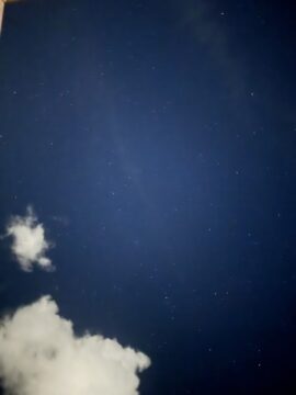 満点の星空の写真
