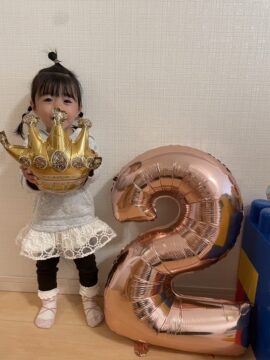 お誕生日の写真