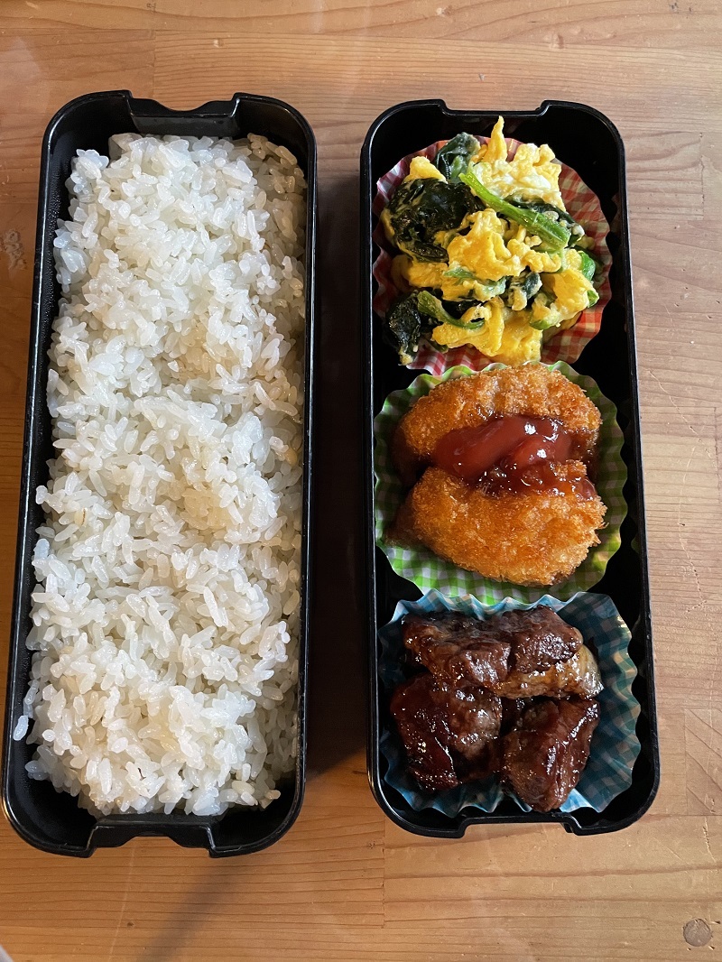 最後のお弁当の写真