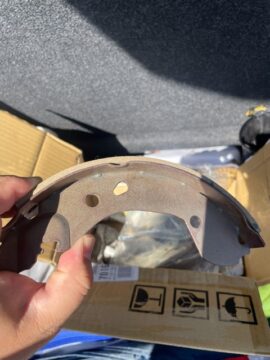 リアブレーキの写真