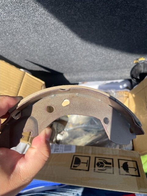 リアブレーキの写真