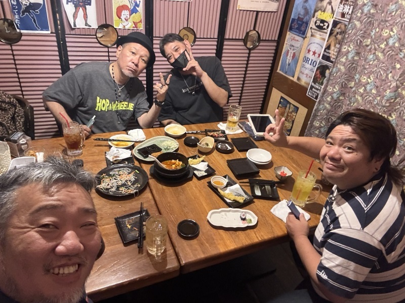 社長とお食事会の写真